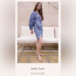 NWT Debbie Katz Large Tunic Dress